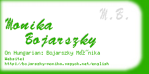 monika bojarszky business card